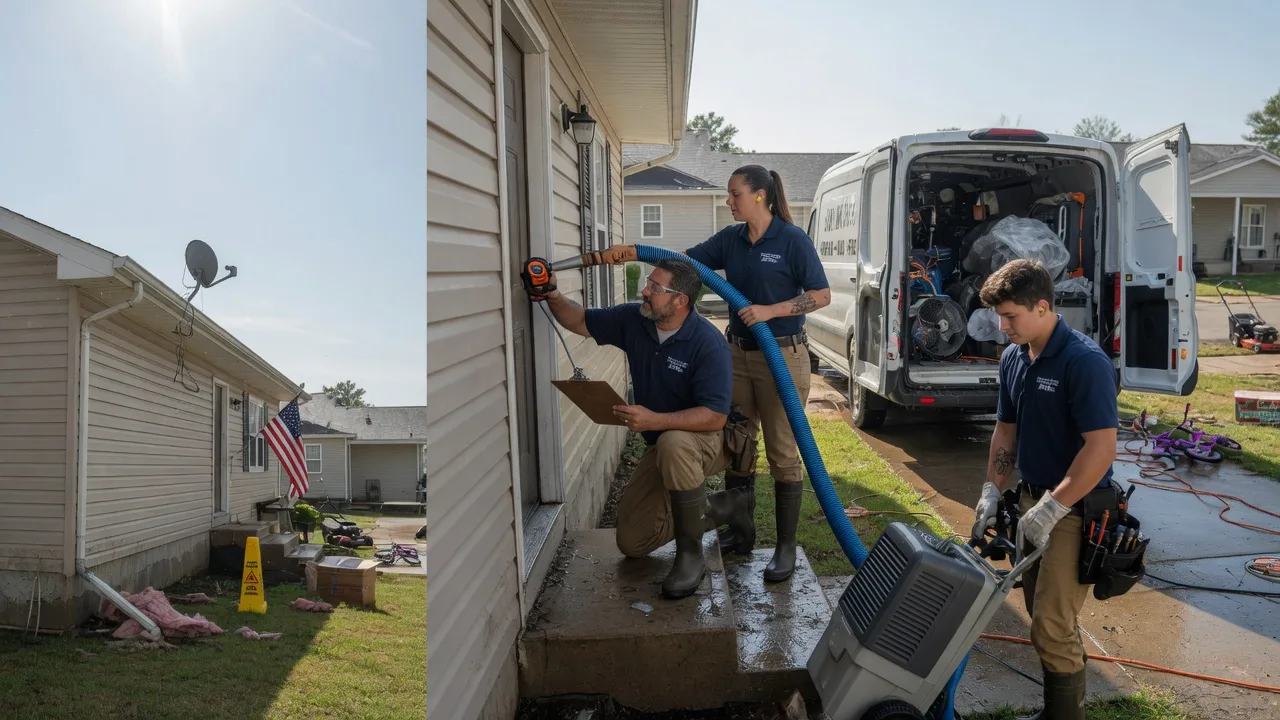 Ceiling Water Damage Restoration in Shell, WY near me